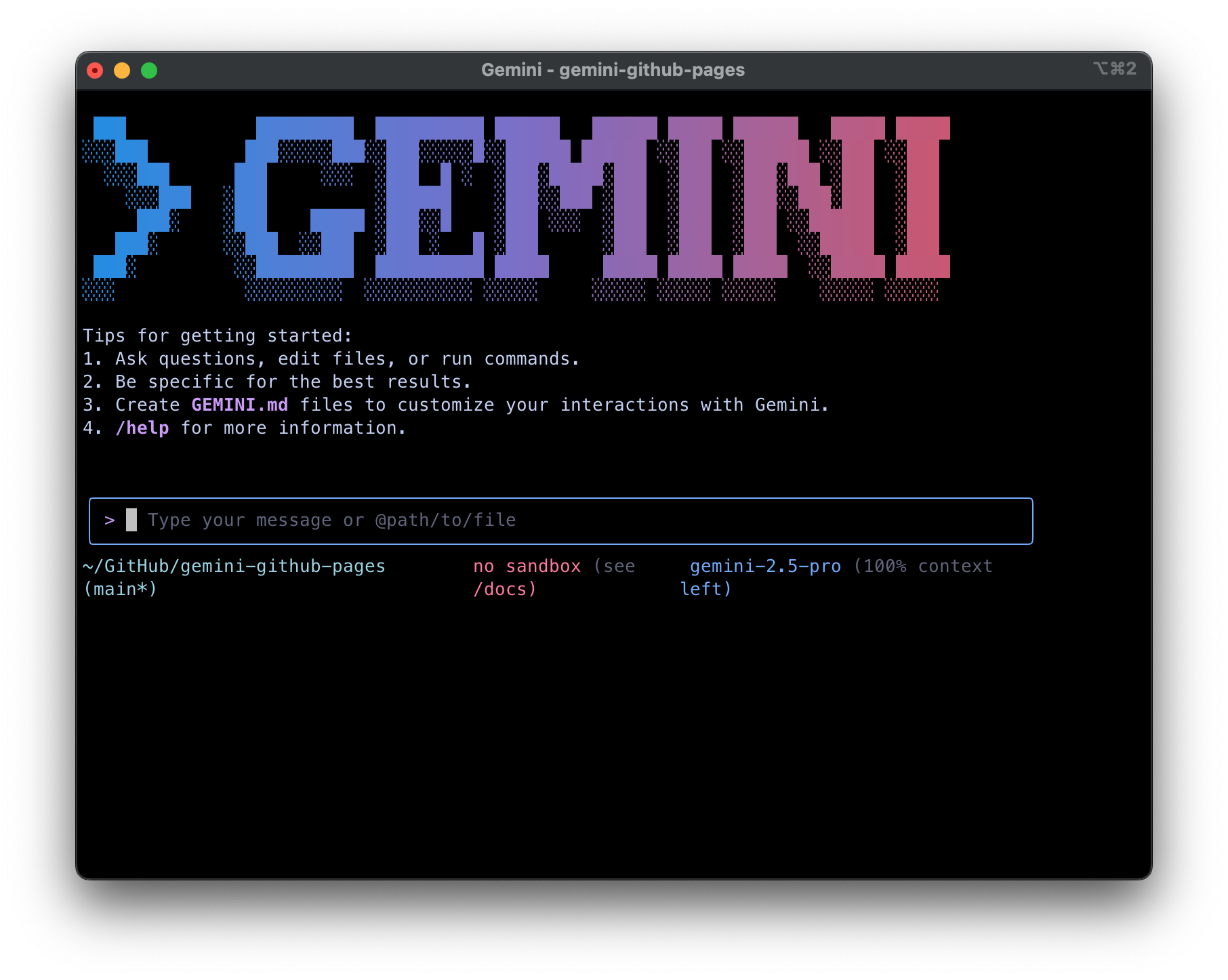 Gemini CLI