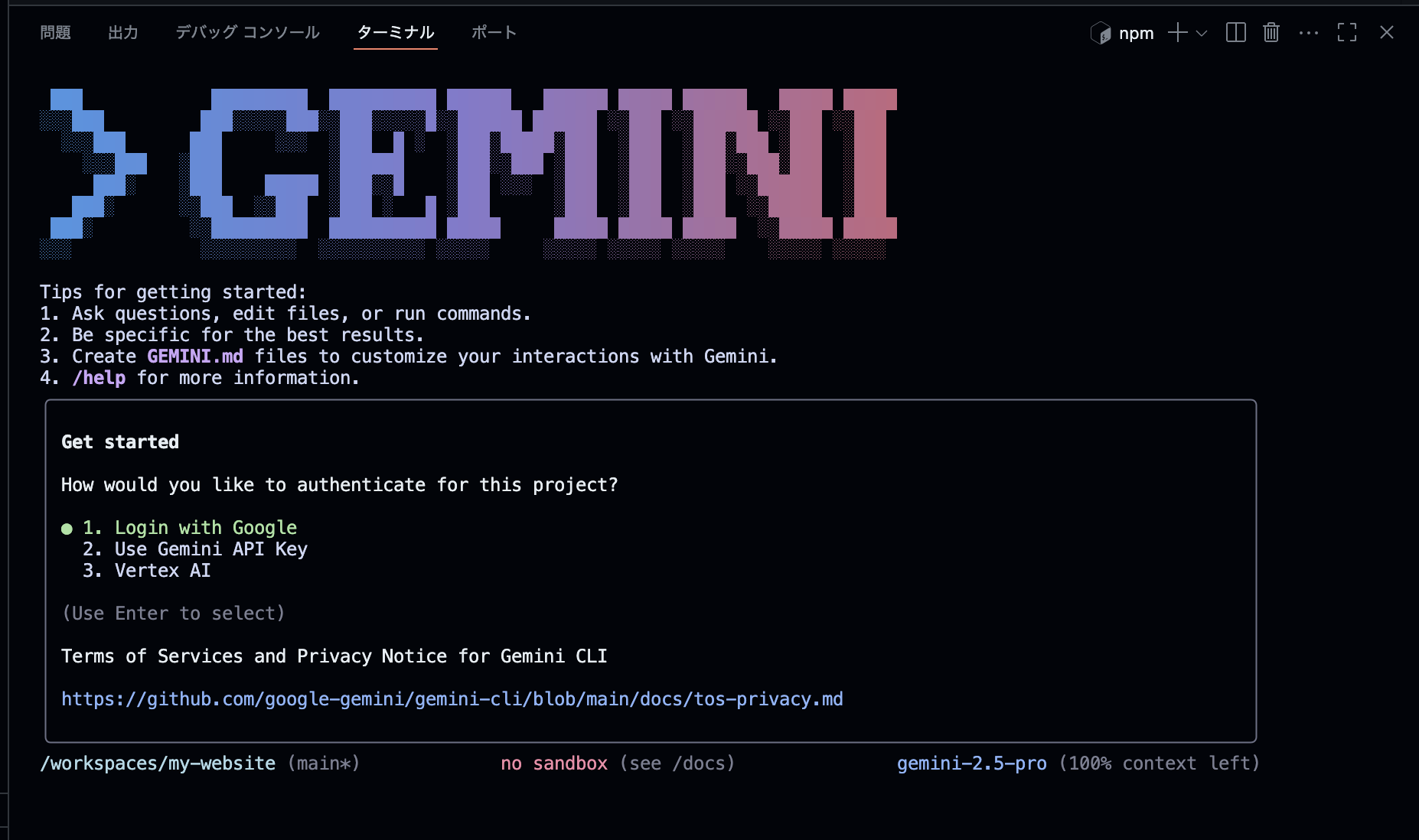 gemini-login